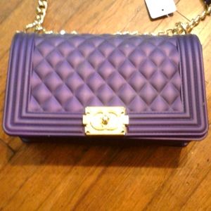 Women shoulder strap jelly bag